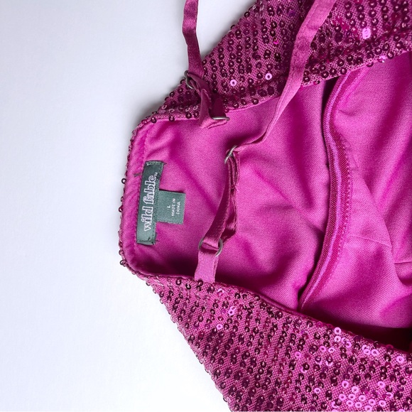 Strappy Wild Fable Magenta Dress - Picture 5 of 6
